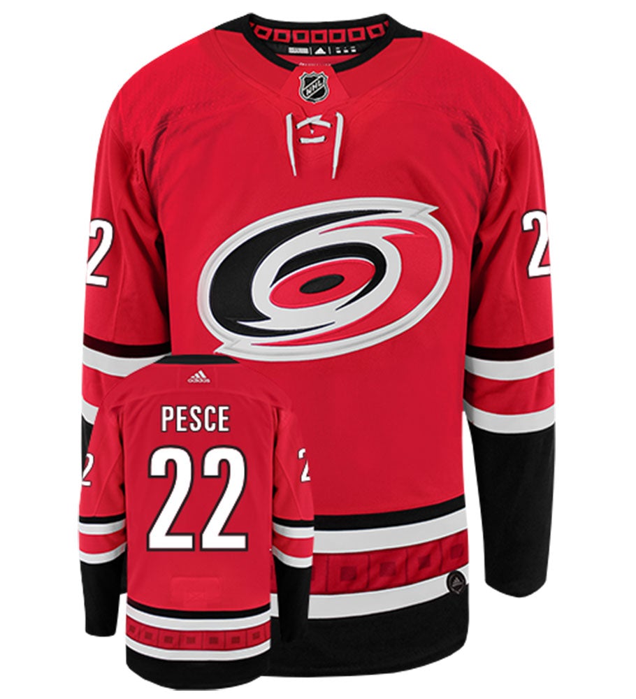 Brett Pesce Carolina Hurricanes Adidas Authentic Home NHL Hockey Jersey