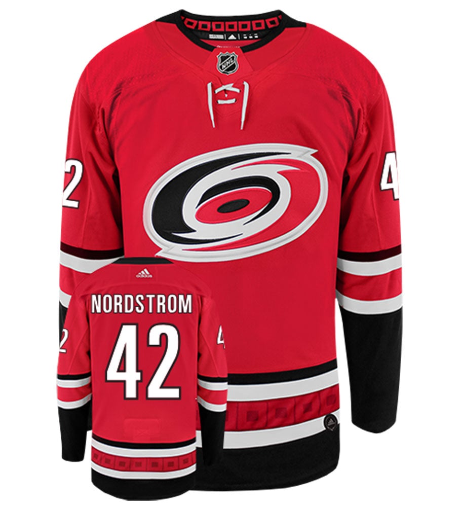 Joakim Nordstrom Carolina Hurricanes Adidas Authentic Home NHL Hockey Jersey