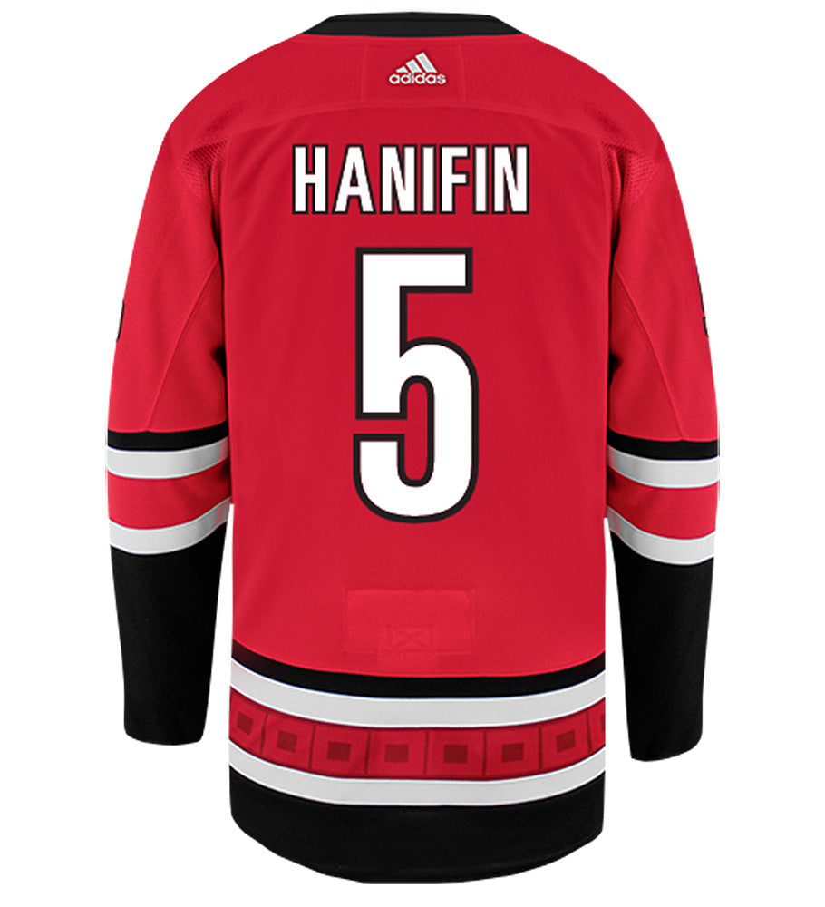 Noah Hanifin Carolina Hurricanes Adidas Authentic Home NHL Hockey Jersey