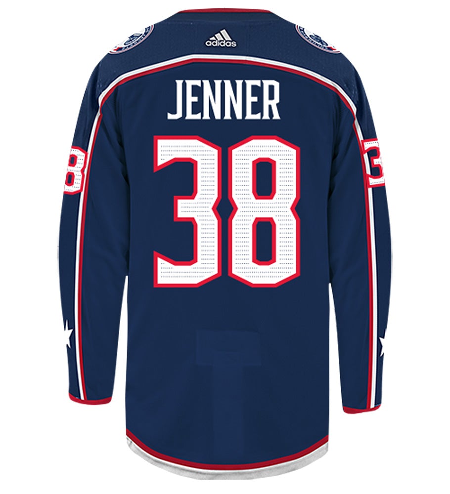 Boone Jenner Columbus Blue Jackets  Adidas Authentic Home NHL Hockey Jersey