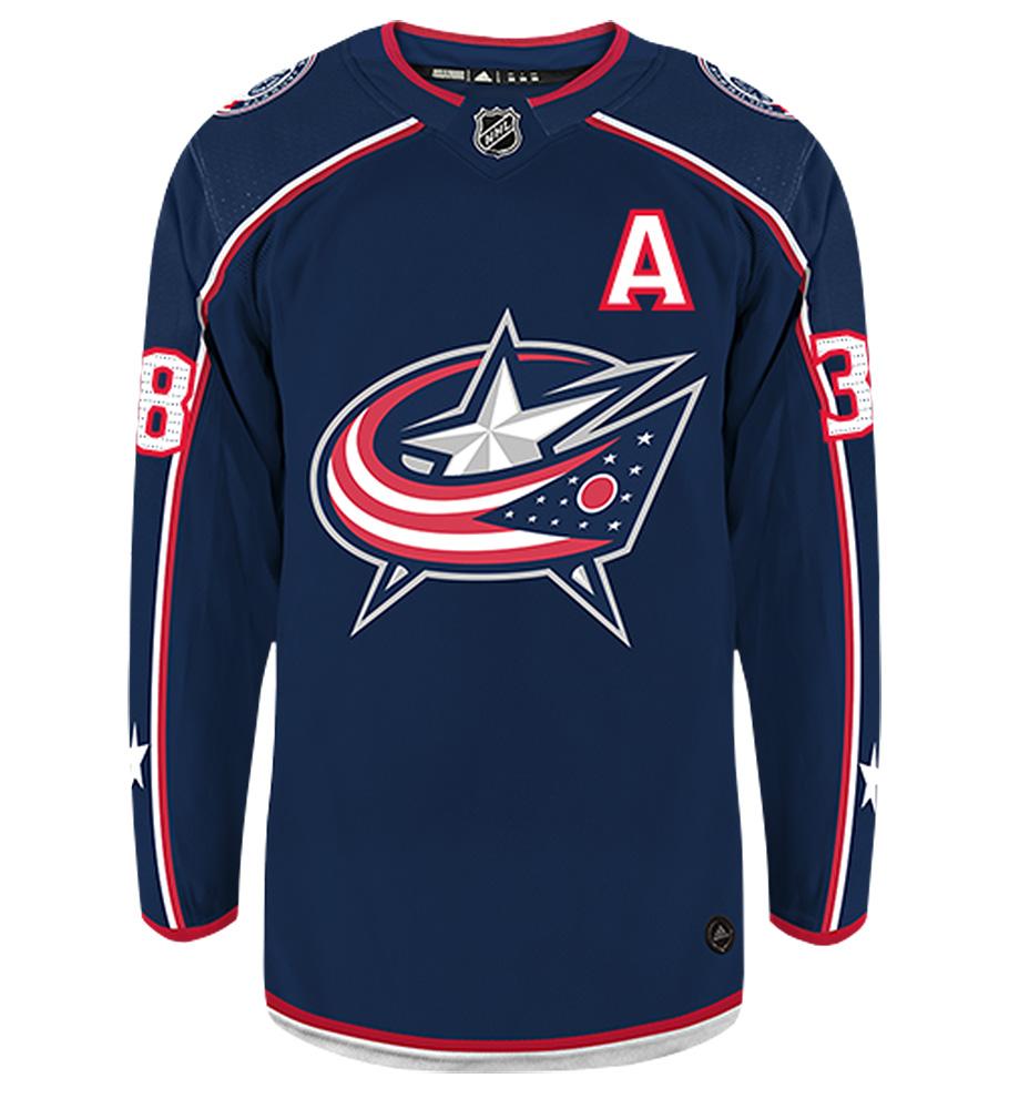 Boone Jenner Columbus Blue Jackets  Adidas Authentic Home NHL Hockey Jersey