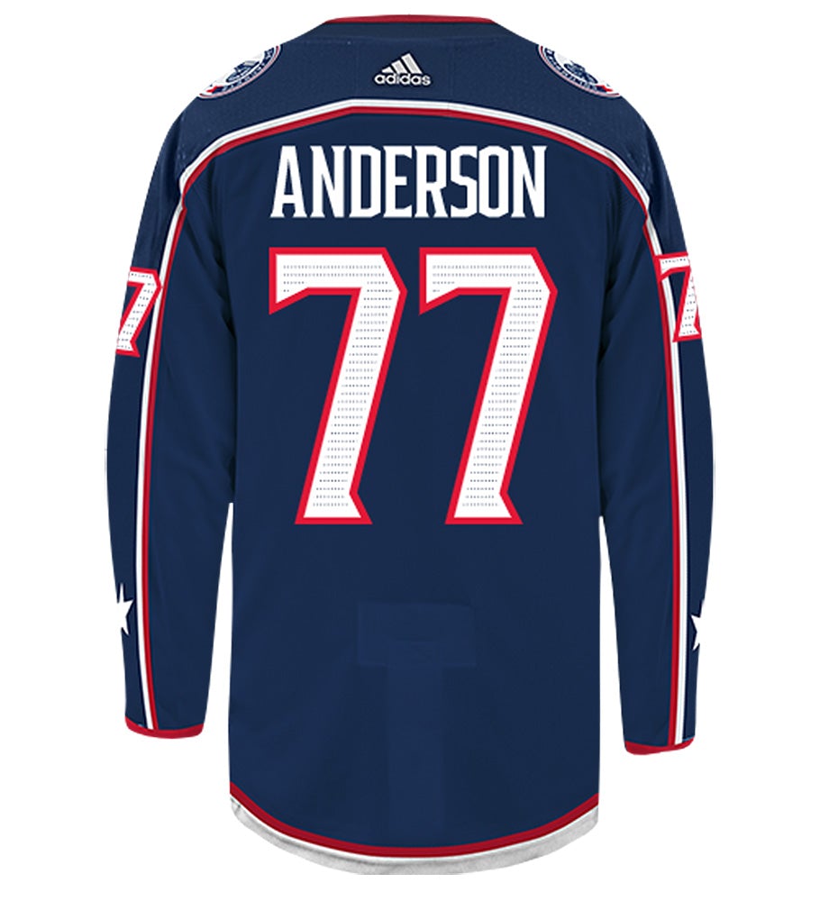 Josh Anderson Columbus Blue Jackets  Adidas Authentic Home NHL Hockey Jersey