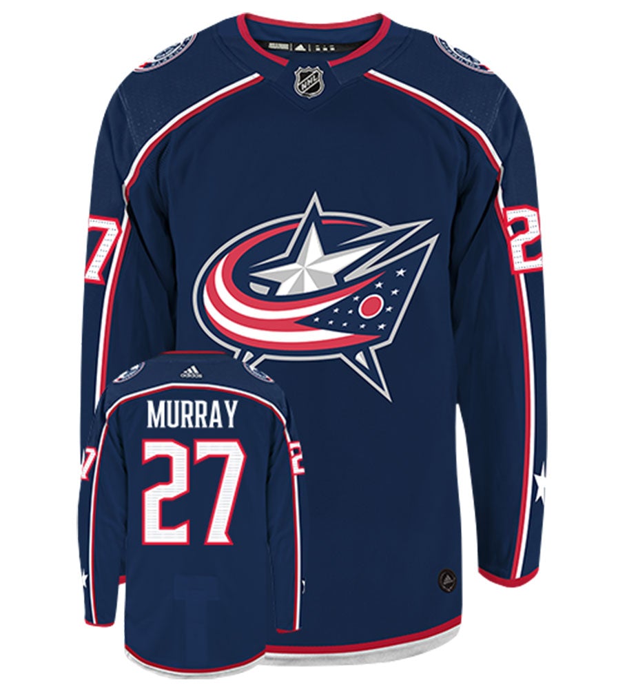 Ryan Murray Columbus Blue Jackets  Adidas Authentic Home NHL Hockey Jersey