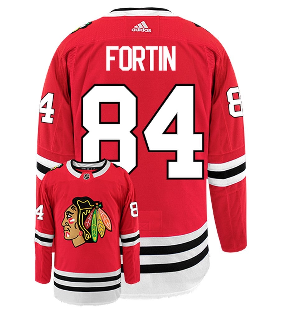 Alexandre Fortin Chicago Blackhawks Adidas Authentic Home NHL Jersey