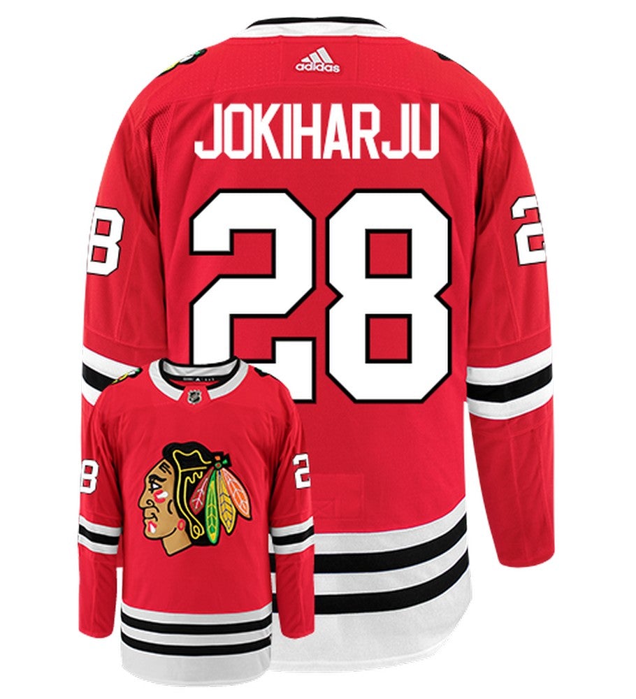 Henri Jokiharju Chicago Blackhawks Adidas Authentic Home NHL Jersey