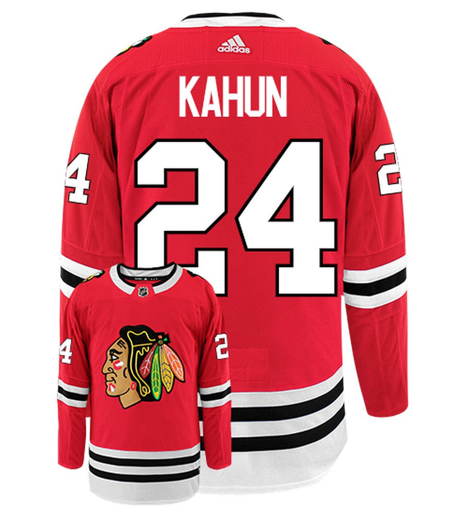 Dominik Kahun Chicago Blackhawks Adidas Authentic Home NHL Jersey