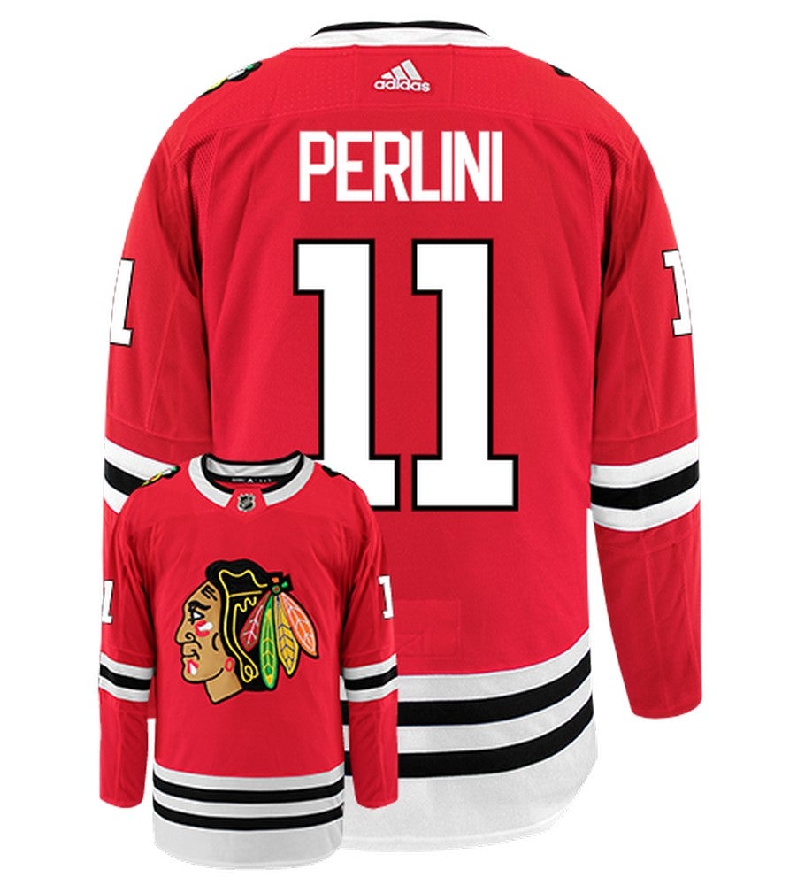Brendan Perlini Chicago Blackhawks Adidas Authentic Home NHL Jersey