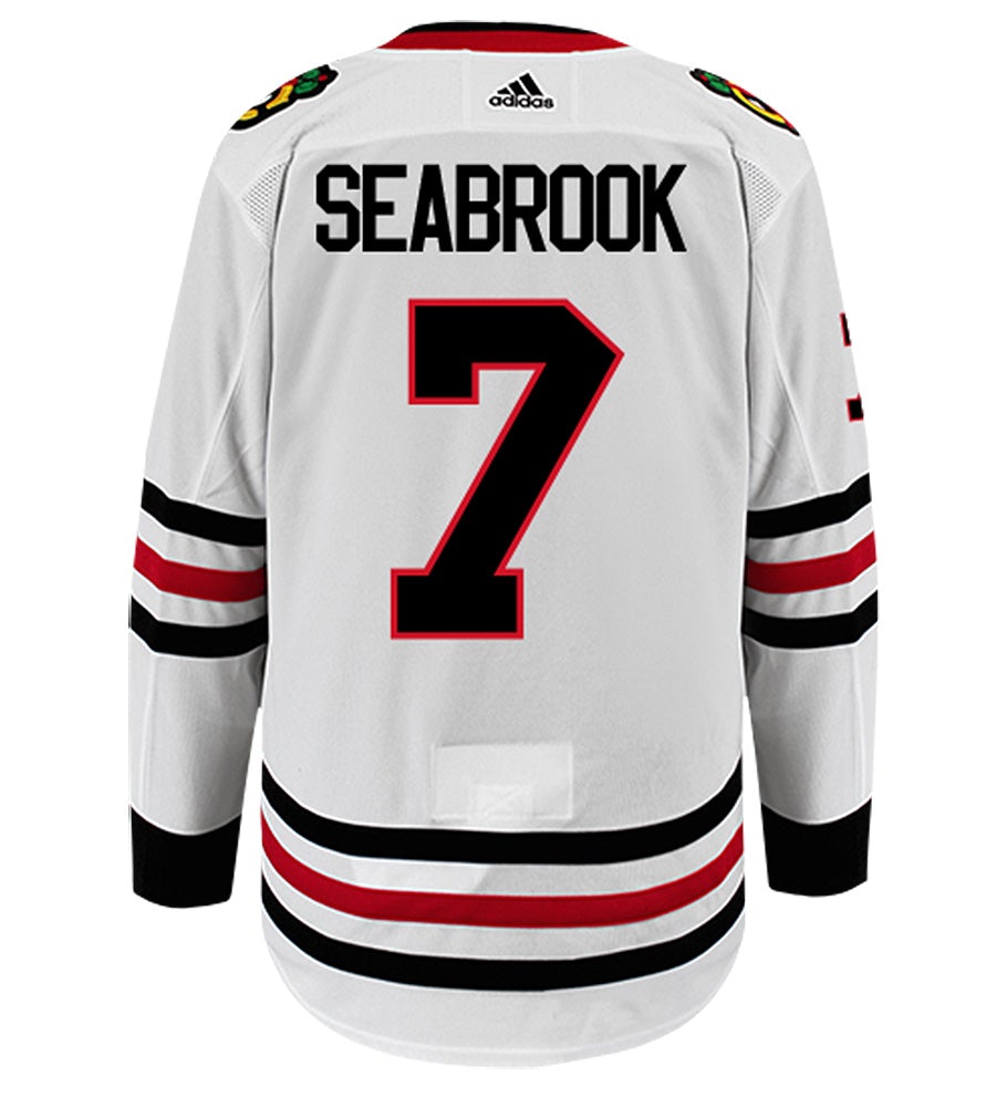 Brent Seabrook Chicago Blackhawks Adidas Authentic Away NHL Hockey Jersey