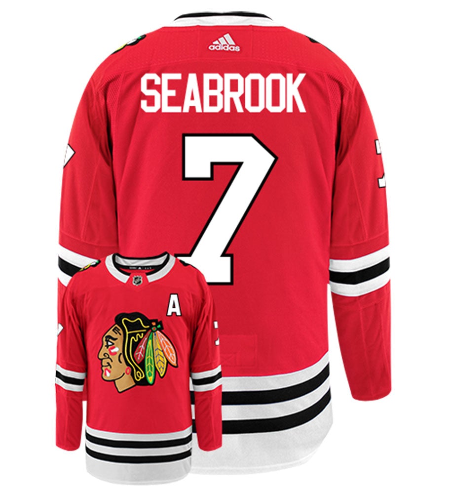 Brent Seabrook Chicago Blackhawks Adidas Authentic Home NHL Hockey Jersey