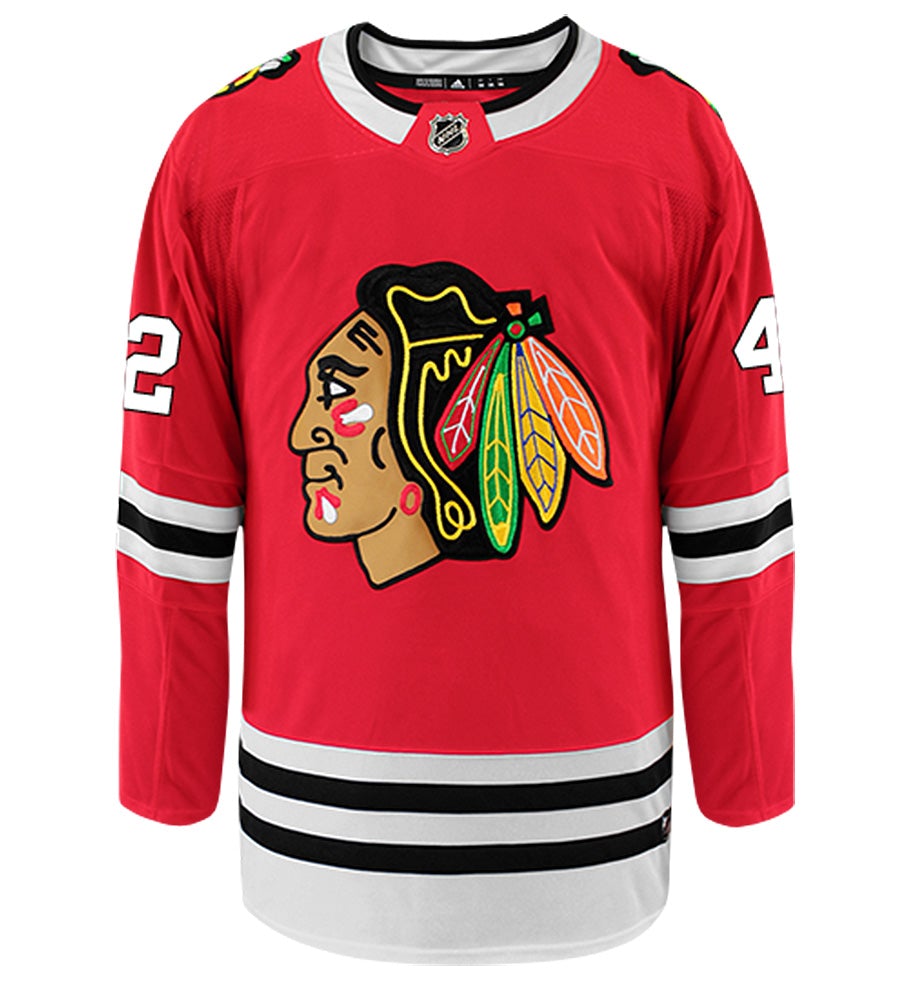 Gustav Forsling Chicago Blackhawks Adidas Authentic Home NHL Hockey Jersey