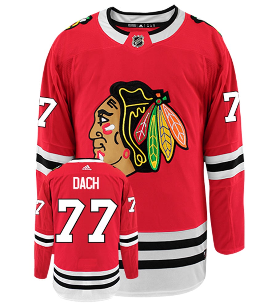 Kirby Dach Chicago Blackhawks Adidas Authentic Home NHL Hockey Jersey