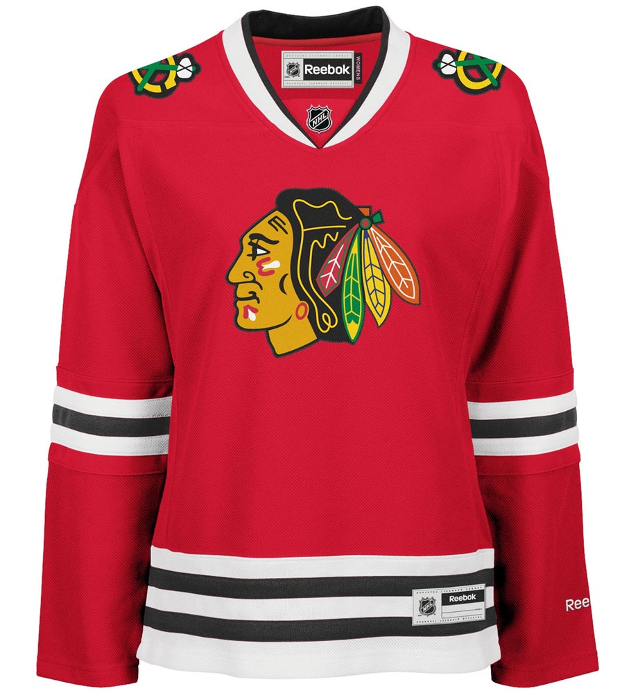 Chicago Blackhawks Womens Reebok Premier Replica Home Jersey