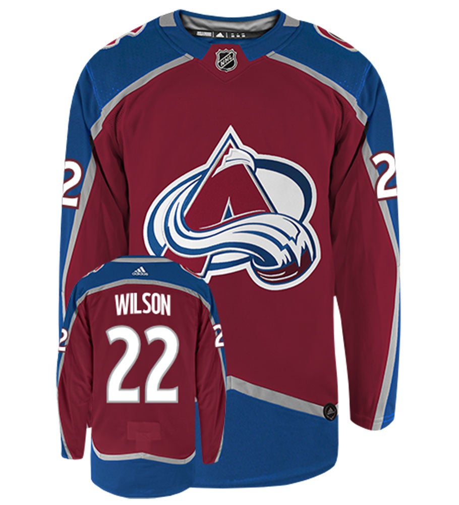 Colin Wilson Colorado Avalanche Adidas Authentic Home NHL Hockey Jersey