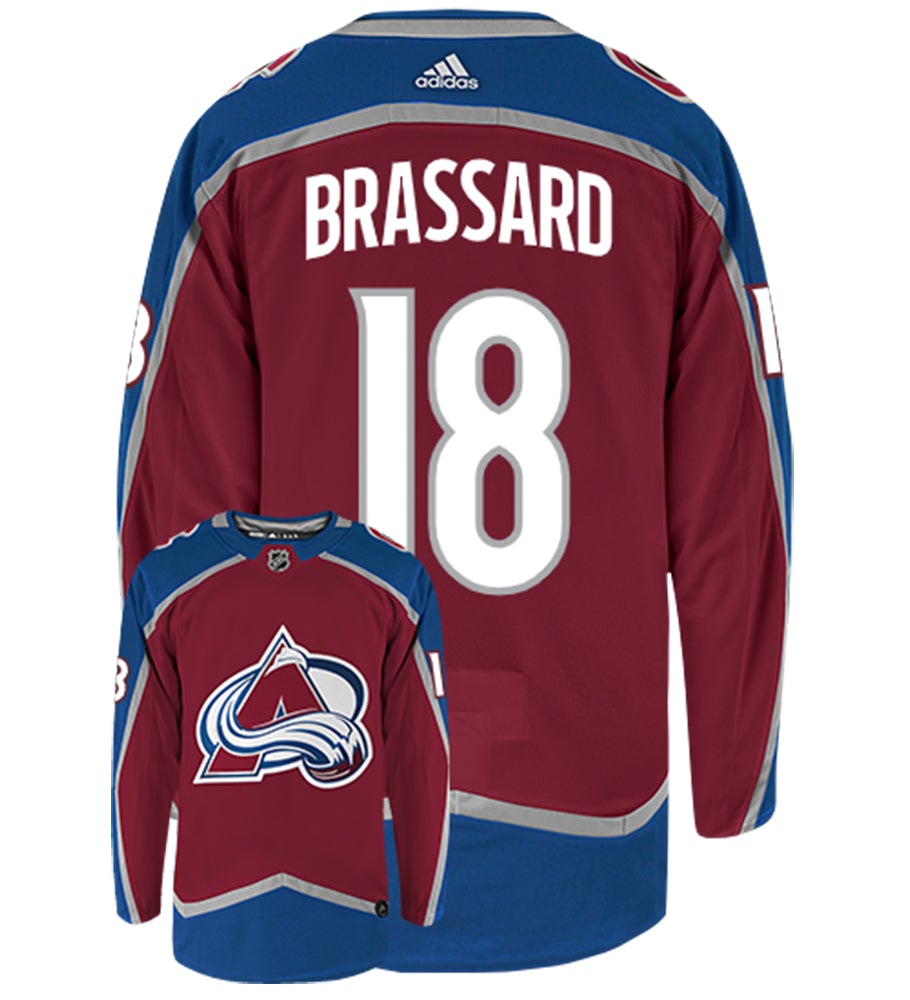 Derick Brassard Colorado Avalanche Adidas Authentic Home NHL Hockey Jersey