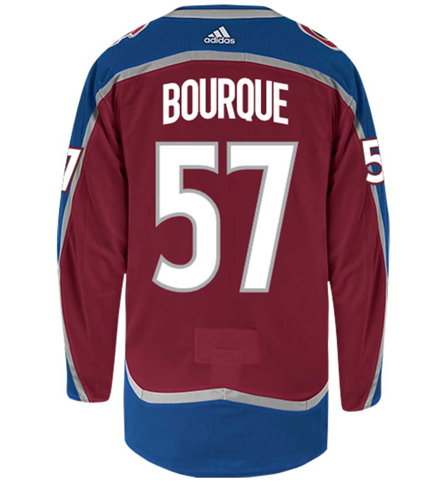 Gabriel Bourque Colorado Avalanche Adidas Authentic Home NHL Hockey Jersey