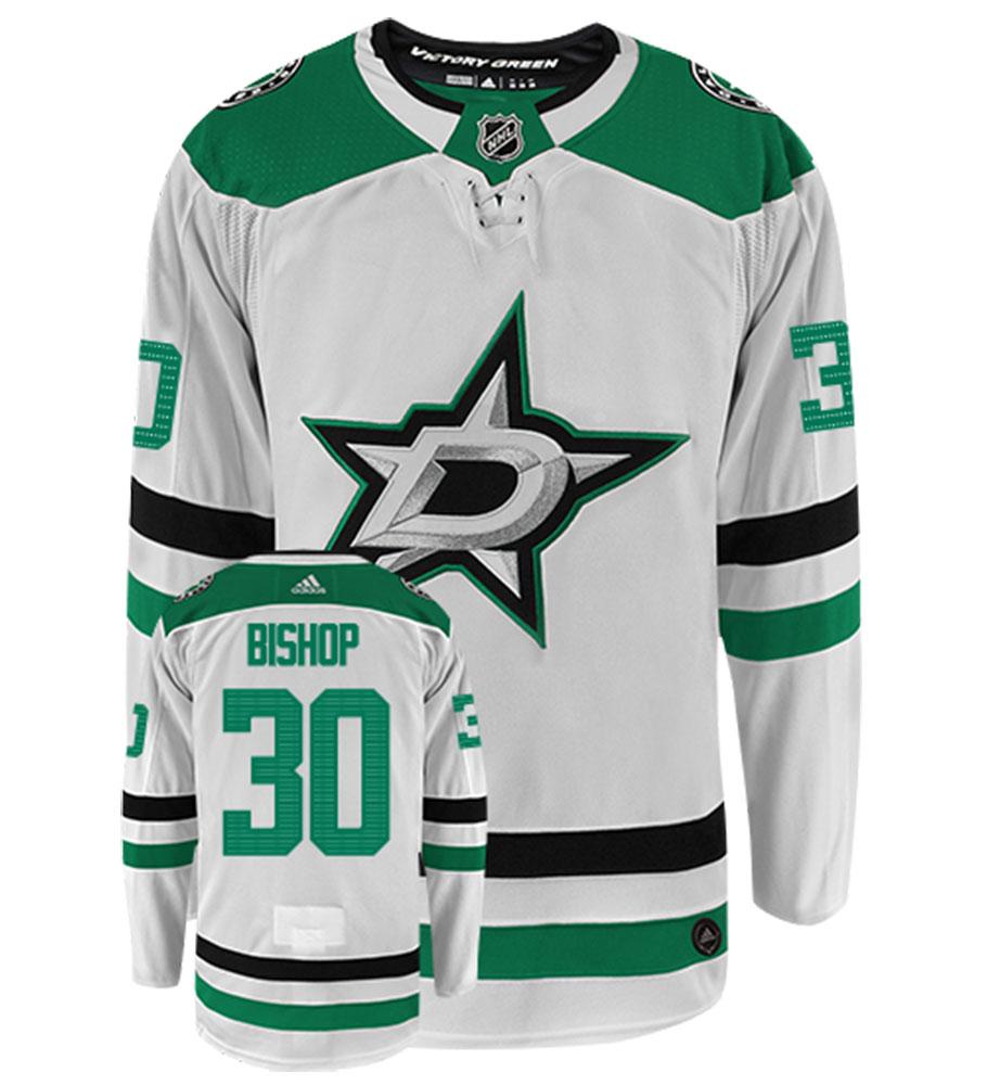 Ben Bishop Dallas Stars Adidas Authentic Away NHL Hockey Jersey