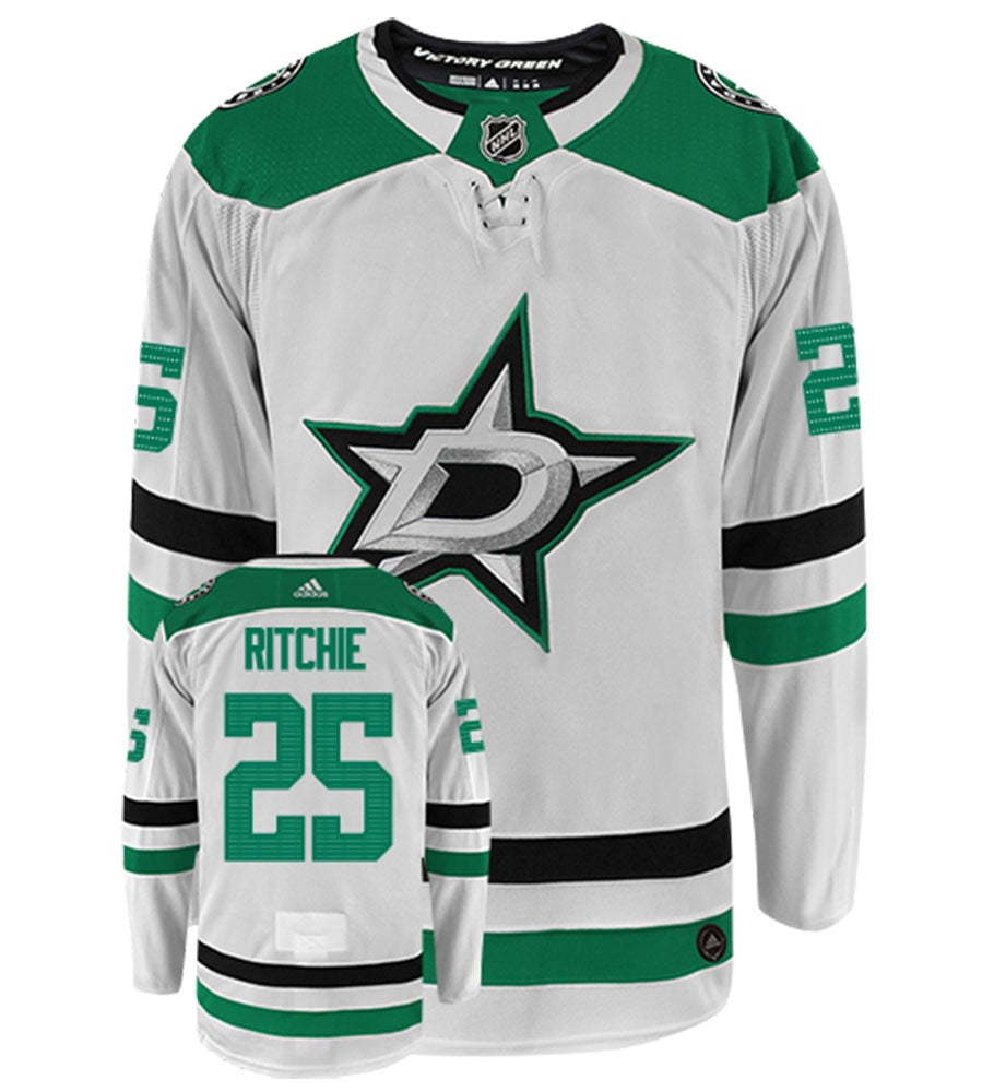 Brett Ritchie Dallas Stars Adidas Authentic Away NHL Hockey Jersey