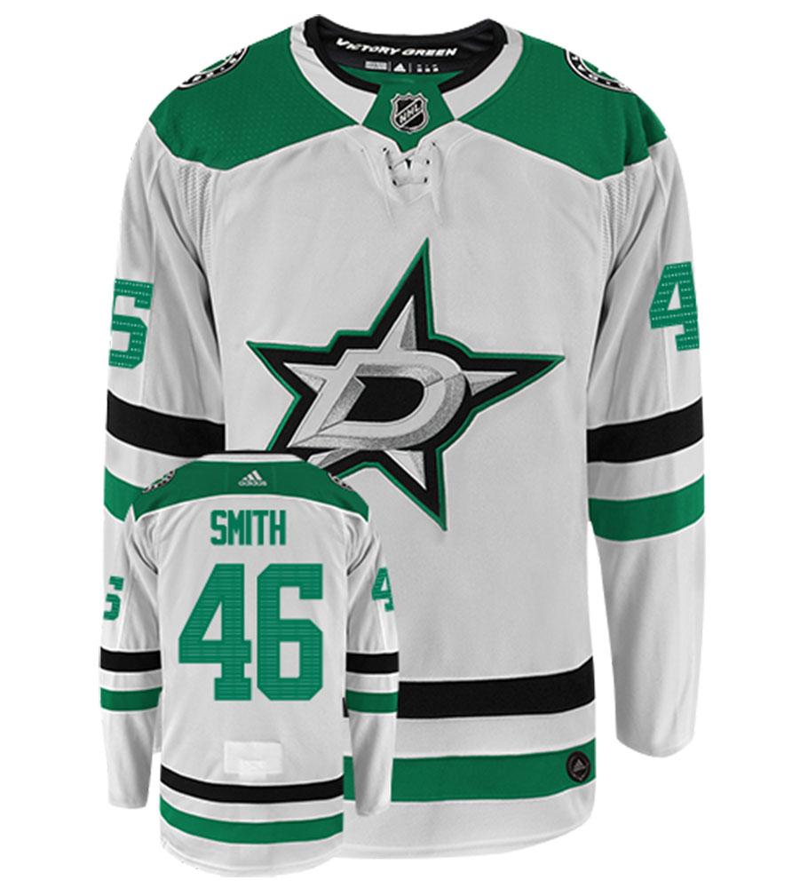 Gemel Smith Dallas Stars Adidas Authentic Away NHL Hockey Jersey