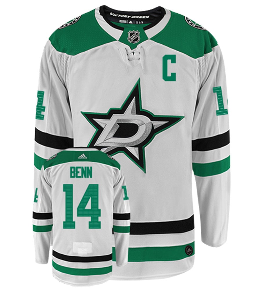 Jamie Benn Dallas Stars Adidas Authentic Away NHL Hockey Jersey
