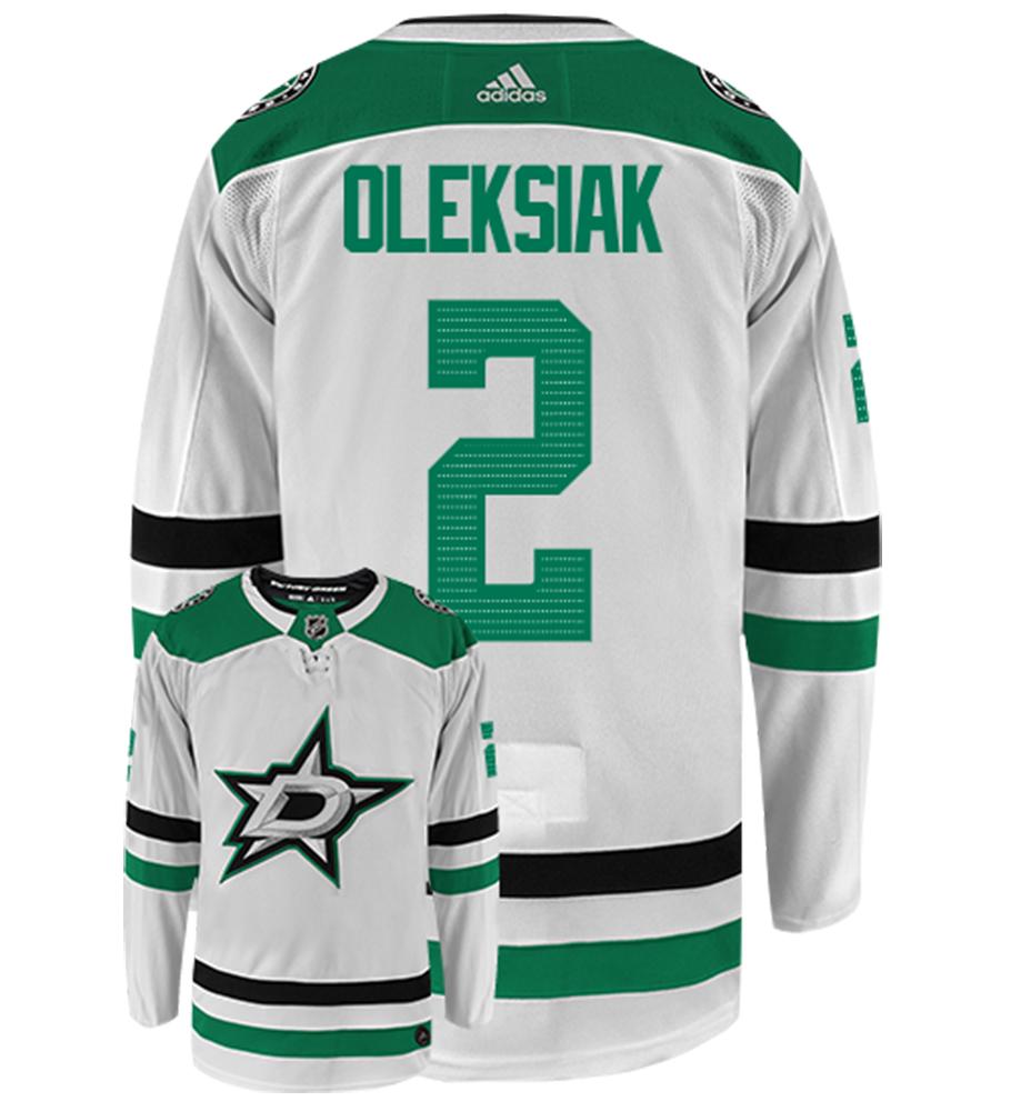Jamie Oleksiak Dallas Stars Adidas Authentic Away NHL Hockey Jersey