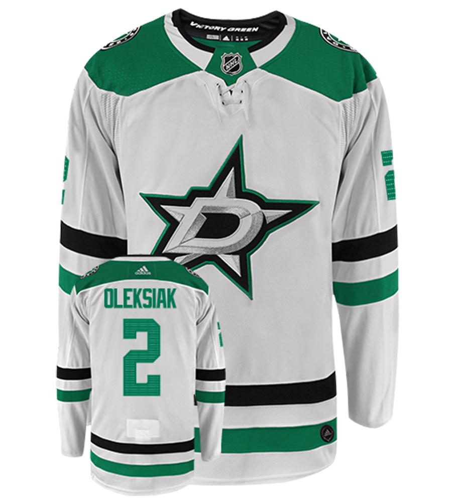 Jamie Oleksiak Dallas Stars Adidas Authentic Away NHL Hockey Jersey