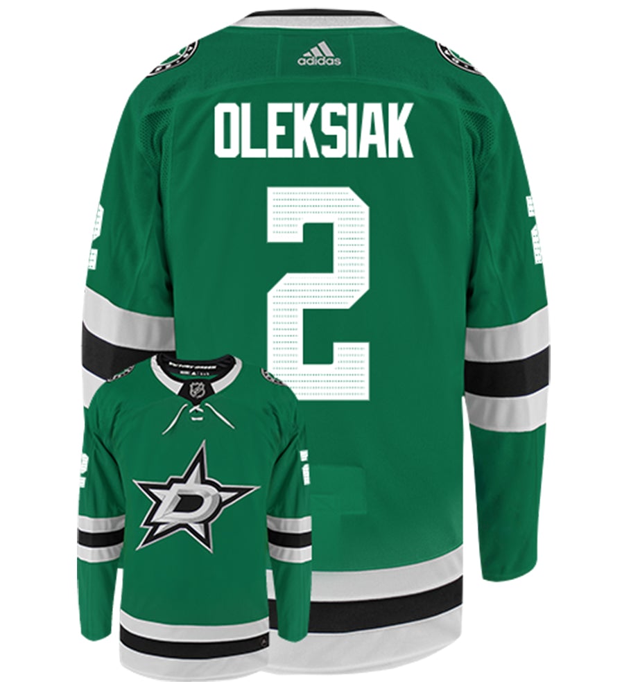 Jamie Oleksiak Dallas Stars Adidas Authentic Home NHL Hockey Jersey