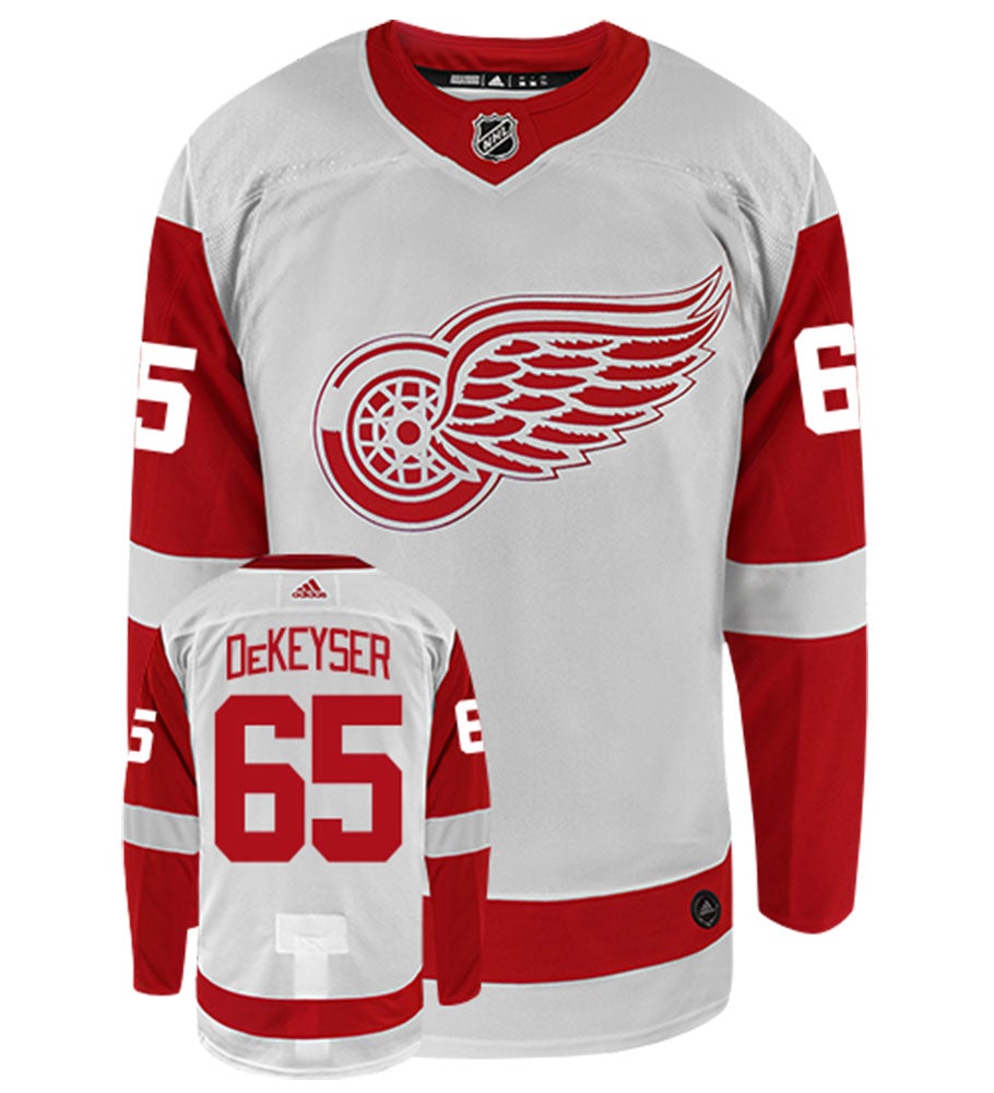 Danny DeKeyser Detroit Red Wings Adidas Authentic Away NHL Hockey Jersey