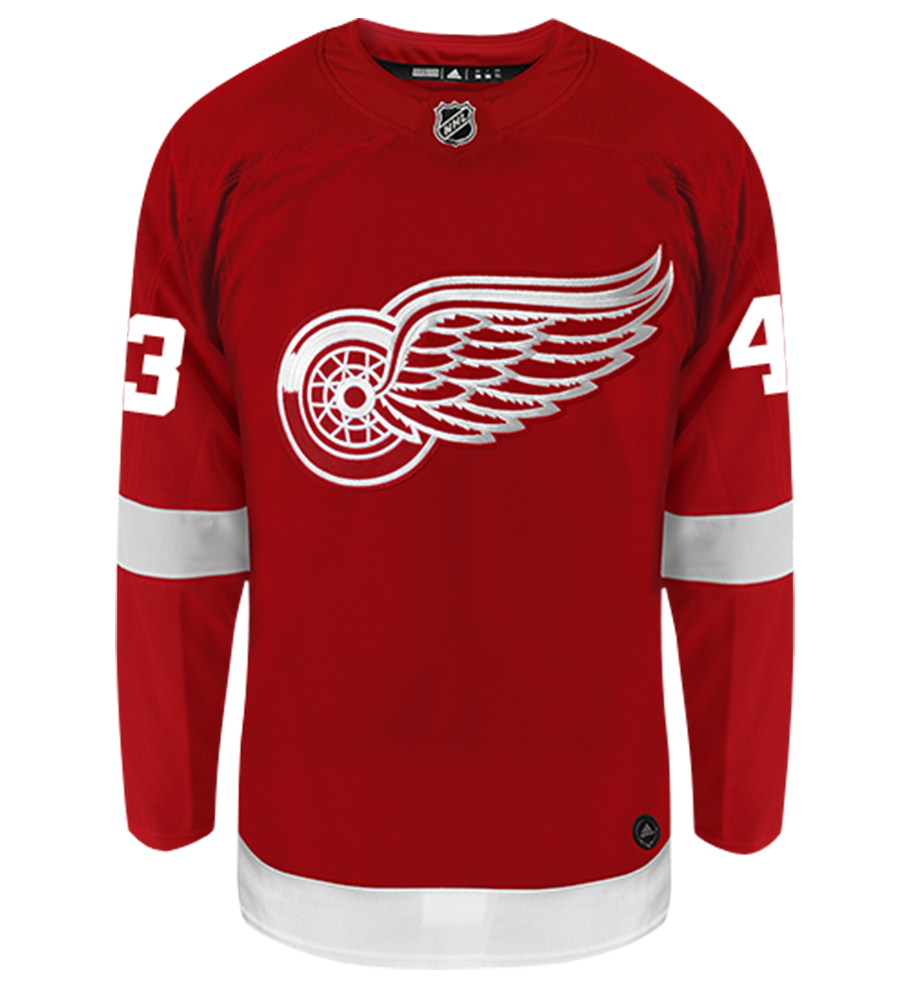 Darren Helm Detroit Red Wings Adidas Authentic Home NHL Hockey Jersey