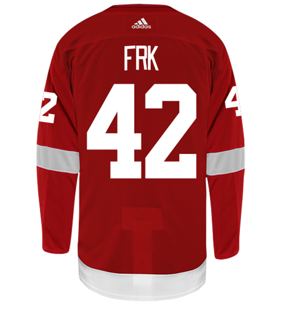 Martin Frk Detroit Red Wings Adidas Authentic Home NHL Hockey Jersey
