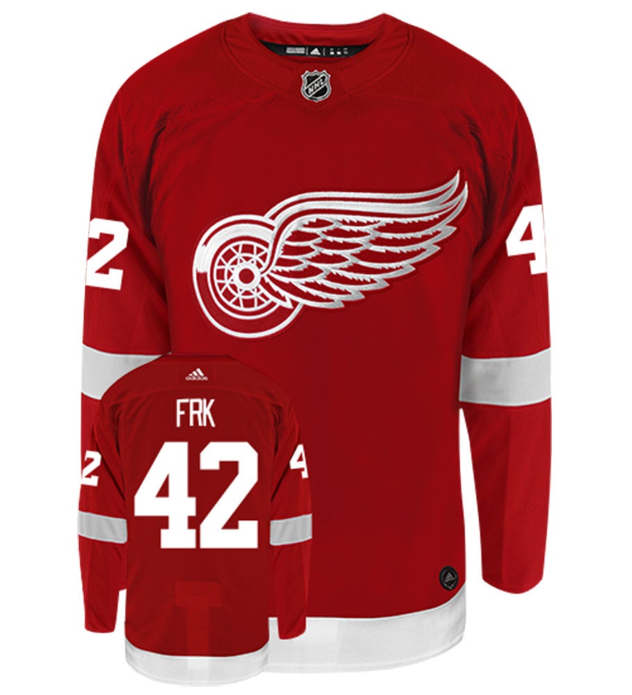 Martin Frk Detroit Red Wings Adidas Authentic Home NHL Hockey Jersey