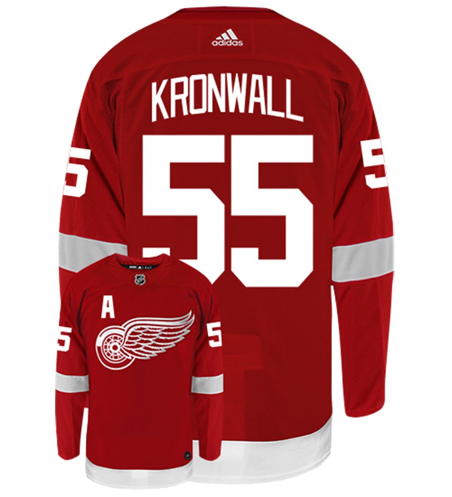 Niklas Kronwall Detroit Red Wings Adidas Authentic Home NHL Hockey Jersey
