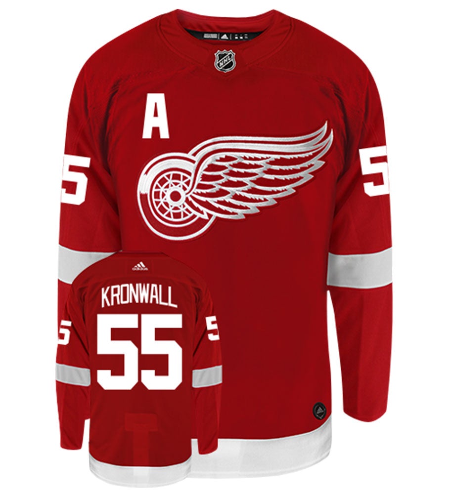 Niklas Kronwall Detroit Red Wings Adidas Authentic Home NHL Hockey Jersey