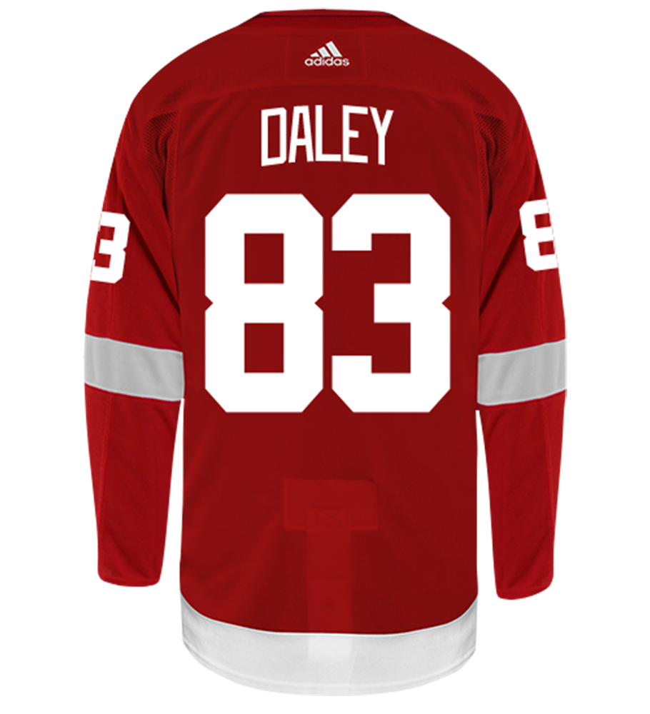 Trevor Daley Detroit Red Wings Adidas Authentic Home NHL Hockey Jersey