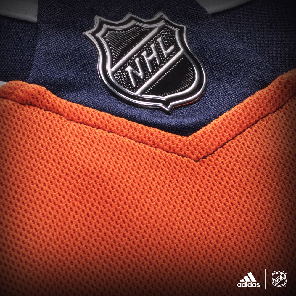 Edmonton Oilers Adidas Authentic Home NHL Hockey Jersey