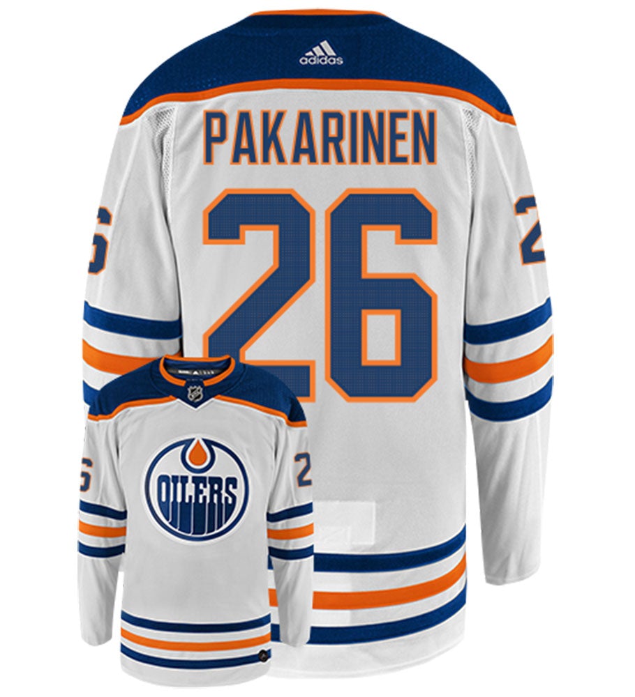 Iiro Pakarinen Edmonton Oilers Adidas Authentic Away NHL Hockey Jersey
