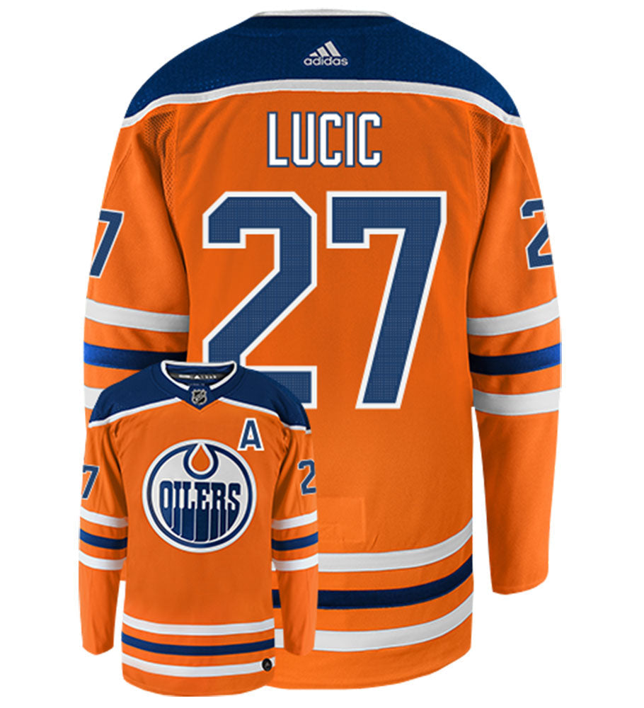 Milan Lucic Edmonton Oilers Adidas Authentic Home NHL Hockey Jersey