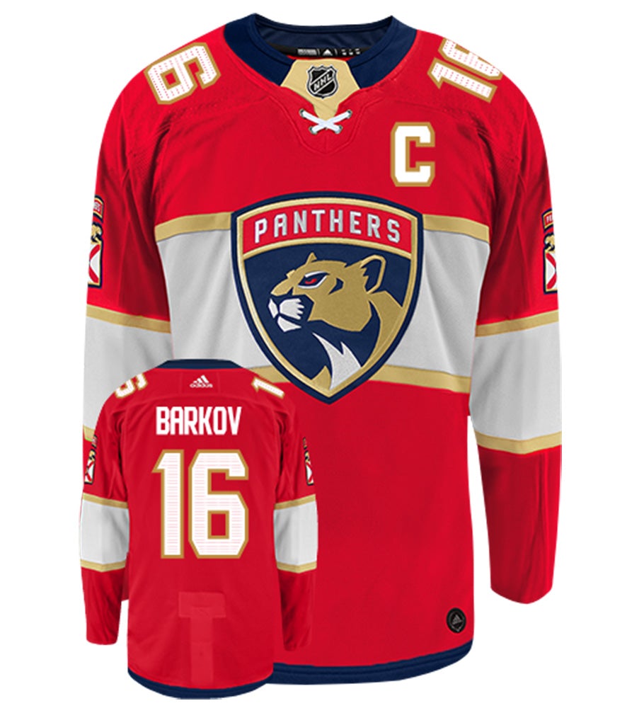 Aleksander Barkov Florida Panthers Adidas Authentic Home NHL Hockey Jersey