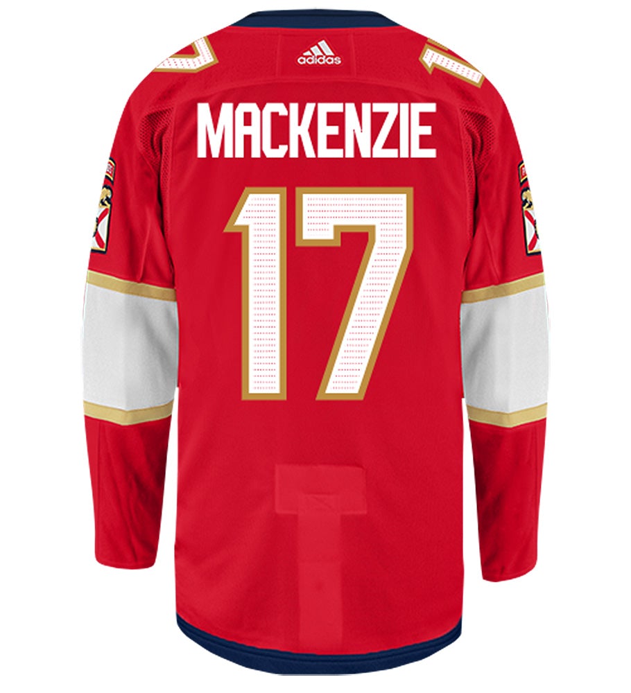 Derek MacKenzie Florida Panthers Adidas Authentic Home NHL Hockey Jersey