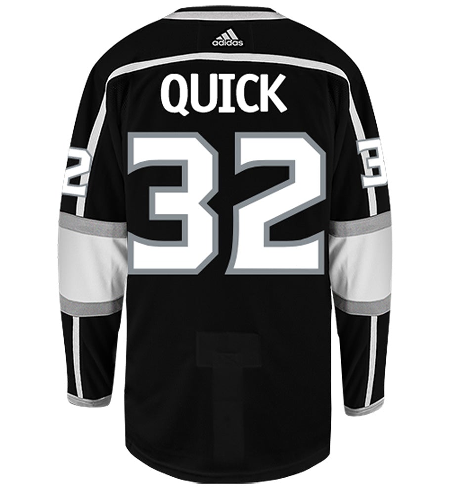 Jonathan Quick Los Angeles Kings Adidas Authentic Home NHL Hockey Jersey