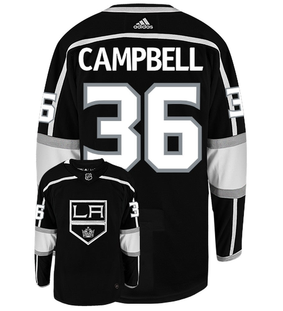 Jack Campbell Los Angeles Kings Adidas Authentic Home NHL Jersey