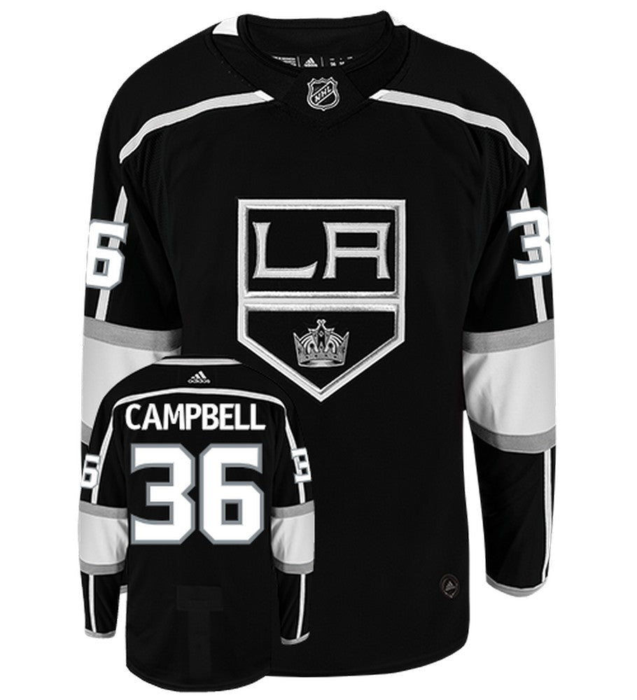 Jack Campbell Los Angeles Kings Adidas Authentic Home NHL Jersey