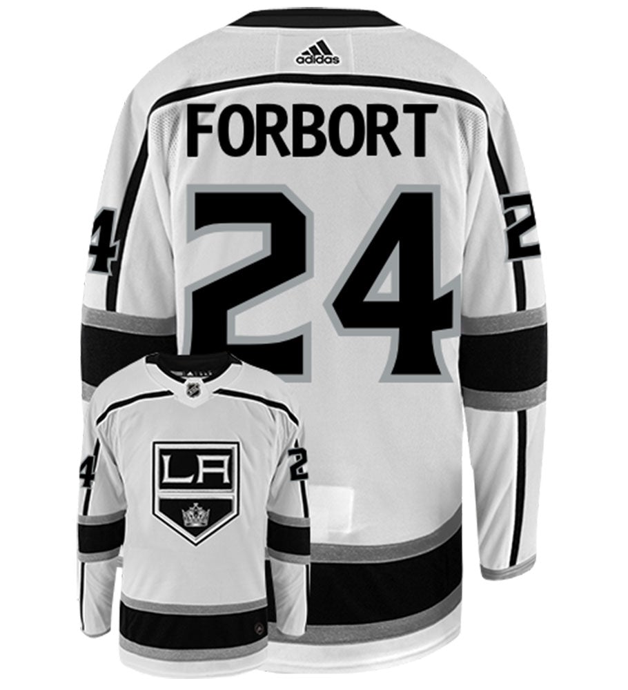Derek Forbort Los Angeles Kings Adidas Authentic Away NHL Hockey Jersey