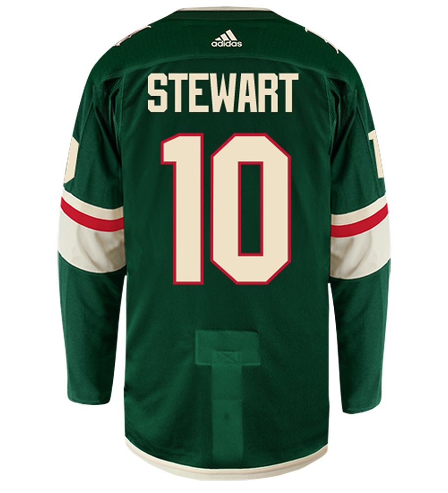Chris Stewart Minnesota Wild Adidas Authentic Home NHL Hockey Jersey