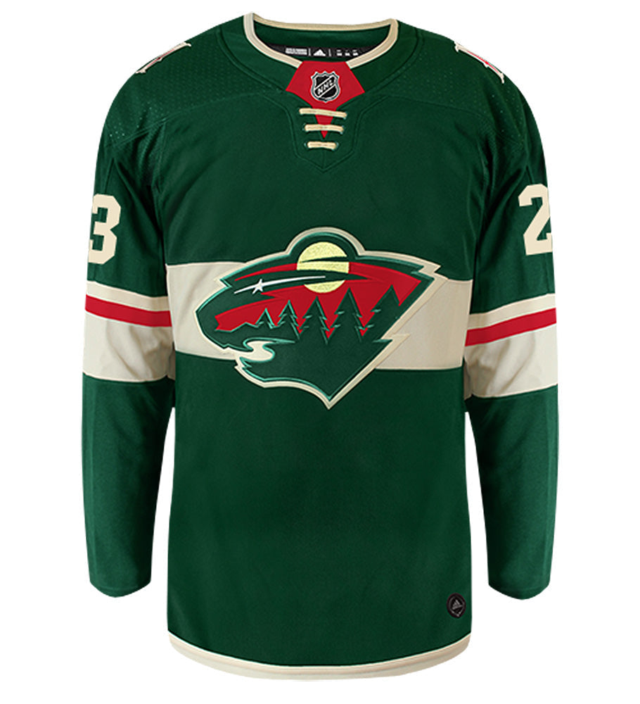 Gustav Olofsson Minnesota Wild Adidas Authentic Home NHL Hockey Jersey