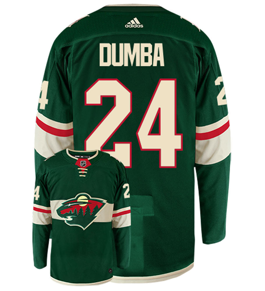 Matt Dumba Minnesota Wild Adidas Authentic Home NHL Hockey Jersey