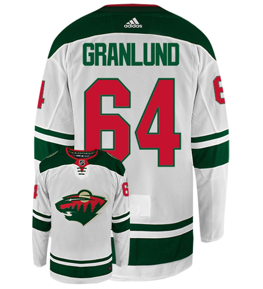 Mikael Granlund Minnesota Wild Adidas Authentic Away NHL Hockey Jersey