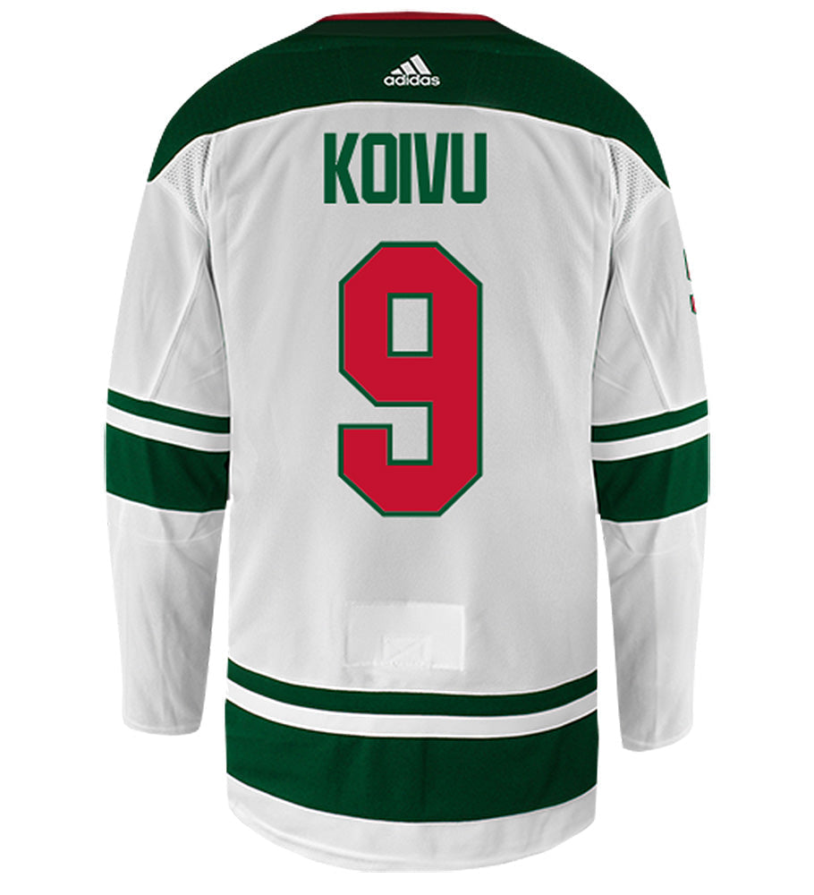 Mikko Koivu Minnesota Wild Adidas Authentic Away NHL Hockey Jersey
