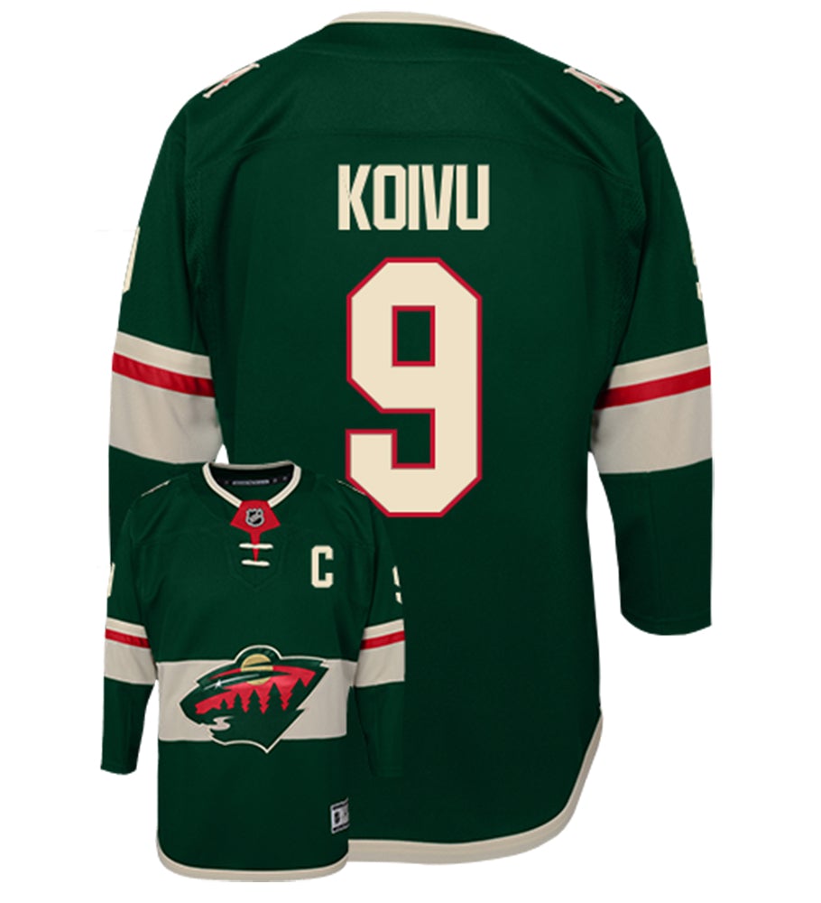 Mikko Koivu Minnesota Wild Youth Home NHL Replica Hockey Jersey CoolHockey