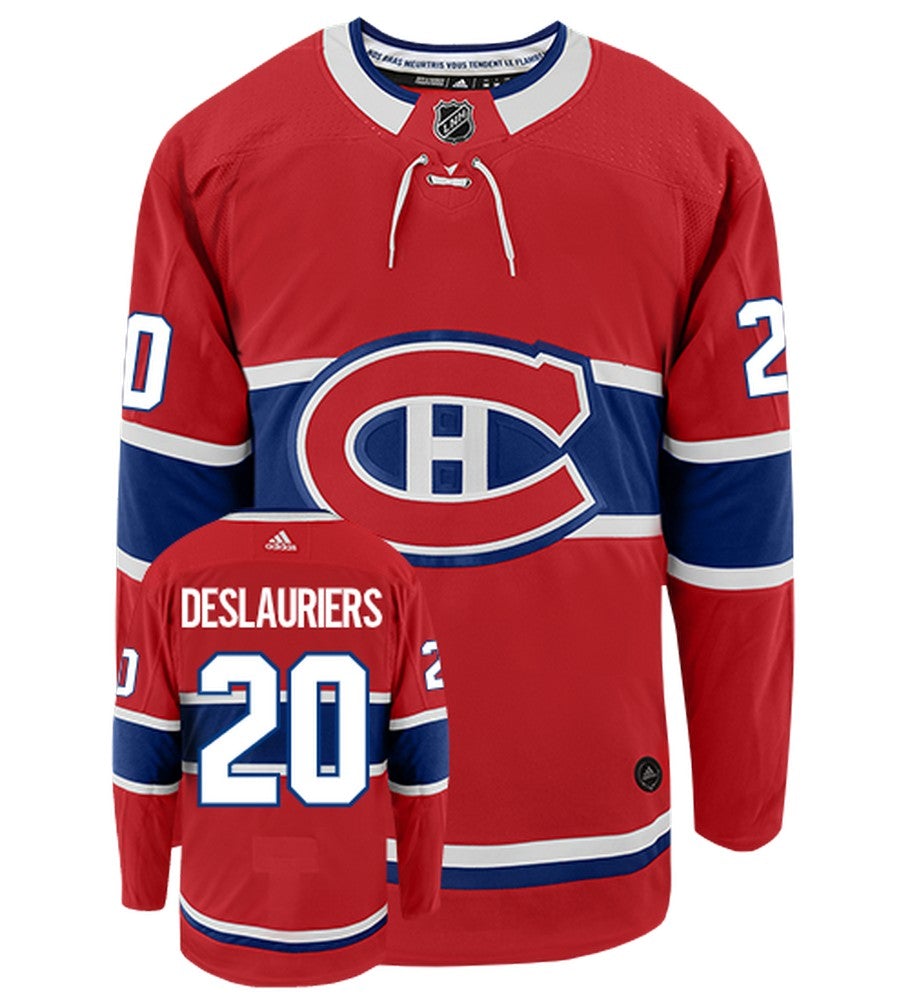 Nicolas Deslauriers Montreal Canadiens Adidas Authentic Home NHL Jersey