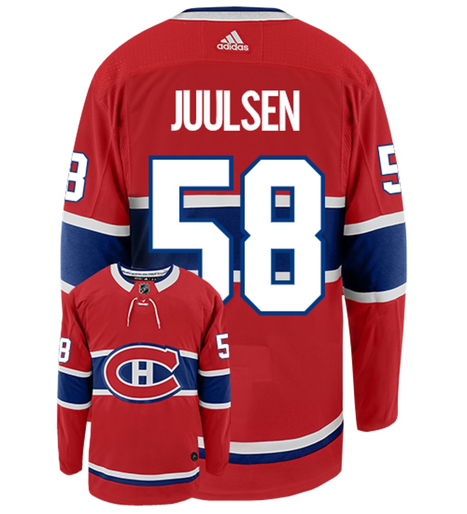 Noah Juulsen Montreal Canadiens Adidas Authentic Home NHL Jersey
